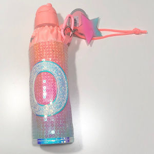 Nwt Justice Ombre Initial Sleeve Water Bottle Initial “M”